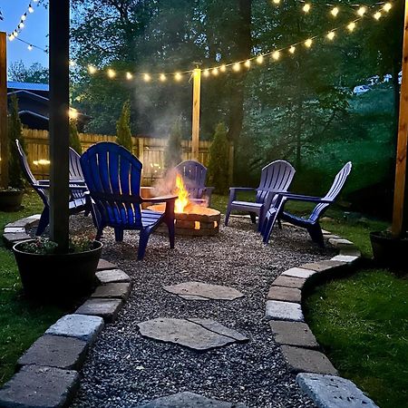 Cozy Creekside Cabin Waynesville Exterior foto
